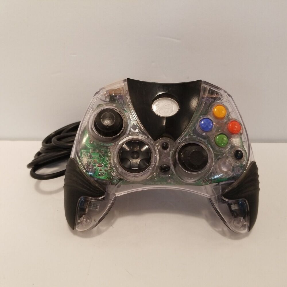 Original Xbox Controller Pelican 2045 Clear Afterglow Pro Controller